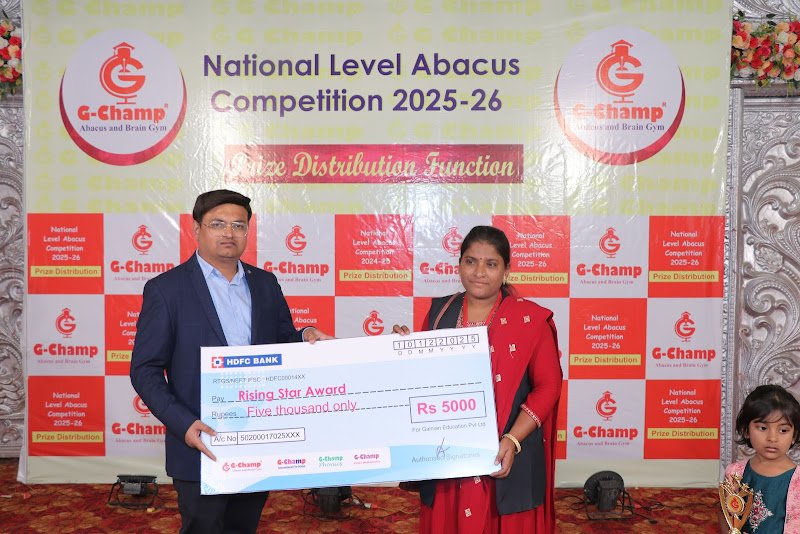 G-Champ Abacus, Nanded — franchise award 1
